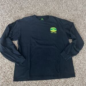 John Deere Long Sleeve Crewneck Cotton T-Shirt, Men's size XL